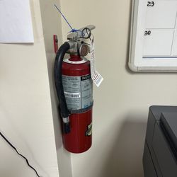 Two fire extinguishers 