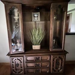 Solid Wood  China Cabinet/ Display unit