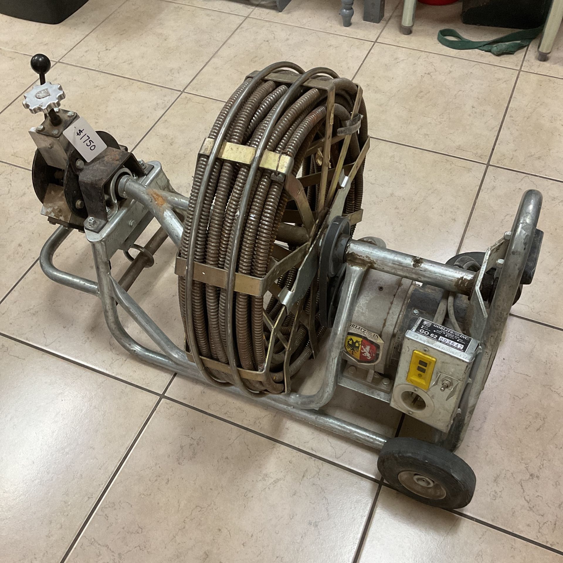 GORLITZ SEWER AND DRAIN INC GO 62 DRAIN SNAKE.