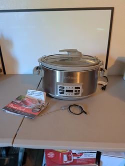 Black+Decker Digital Slow Cooker with Temperature Probe
