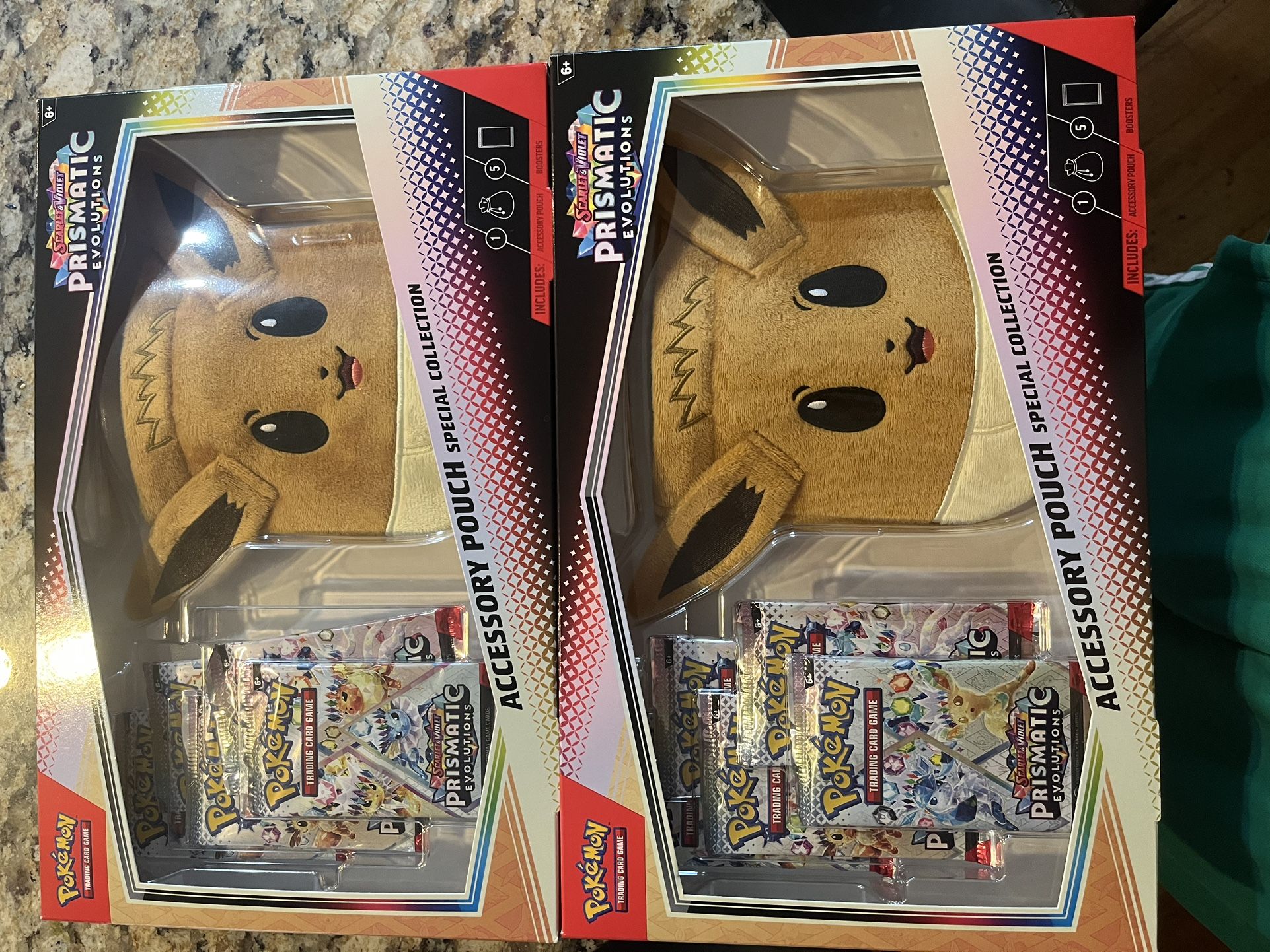 Prismatic Evolutions Eevee Accessory Pouch Box