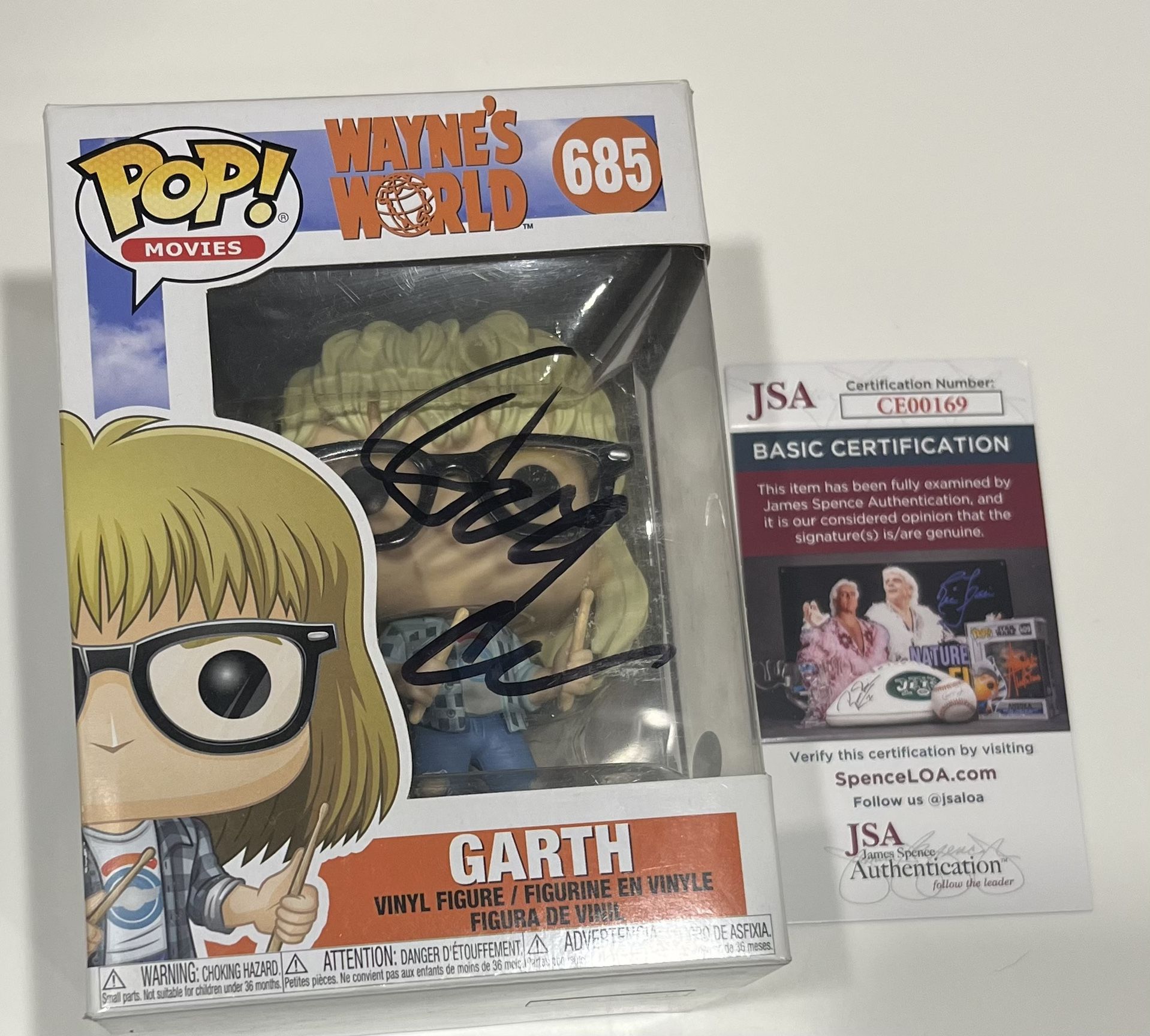 Dana Carvey Autographed JSA Wayne’s World Garth Algar Funko Pop