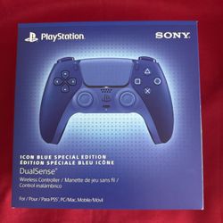 Sony DualSense Blue Special Edition blue icon Controller for PlayStation 5