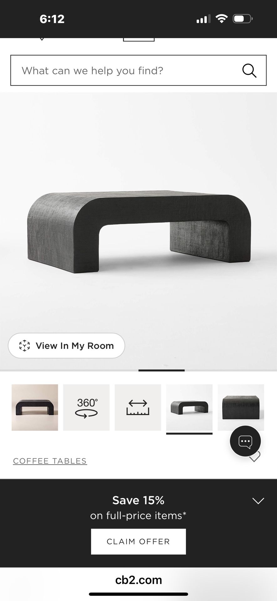 Cb2 Coffee Table