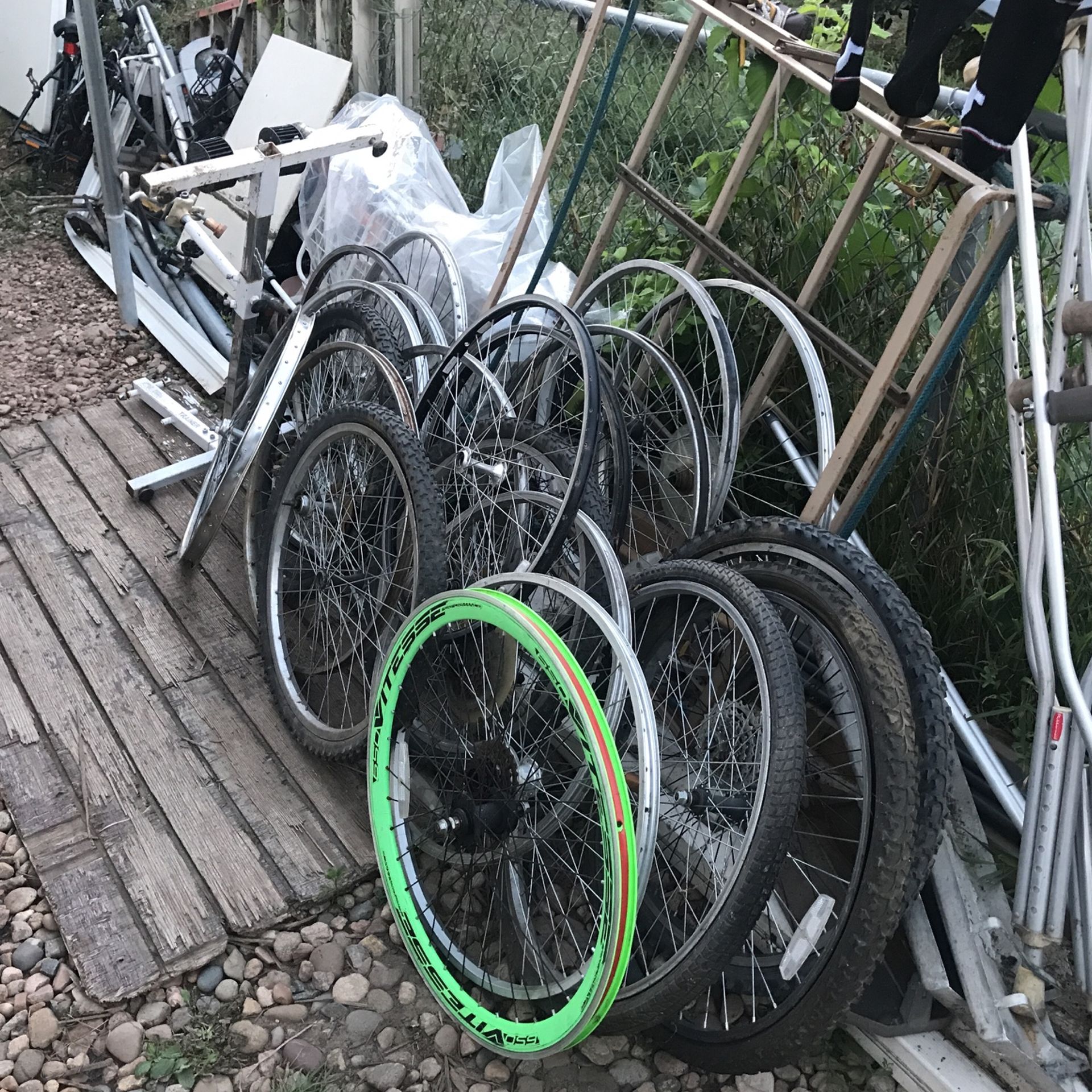 Bike Rims With Stationary Bike