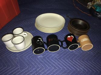 Dining Dish plates  and mugs
