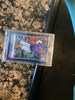 Francisco Lindor 2026 Bowman’s 1st blue numbered /175