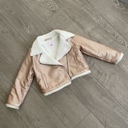 Shiny Wool Like Fashion Jacket Size 4T