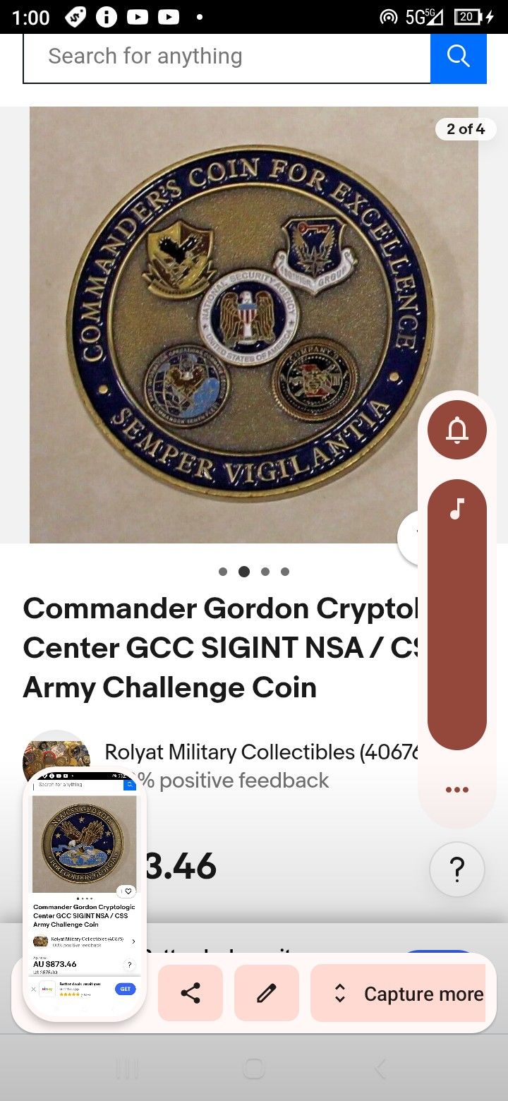 Commander Gordon Commander's Coin