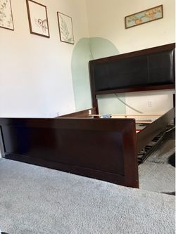 Queen bed frame