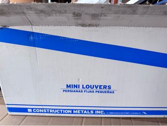 Mini louvers