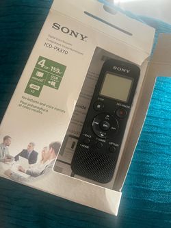 Sony ICD-PX370 Digital Voice Recorder – 4GB – New