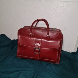 Rare Franklin Covey Classic Leather Tote Luggage Bag With Wheels for Sale  in Casa Grande, AZ - OfferUp
