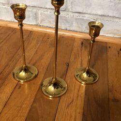 Trio Set of Candle Holders