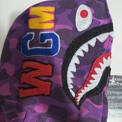 Bape Purple Camo Shark Full-Zip
