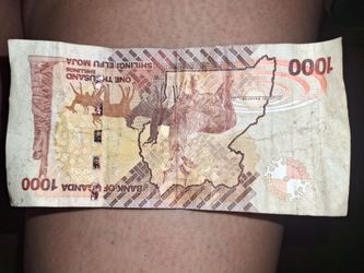 Uganda 1000 Shillings Banknote