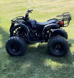TaoTao T-Force 125cc utility ATV — front + rear racks — house pickup