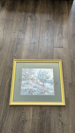 Framed and matted Print titled ‘Summer retreat’ by Barbara Mock