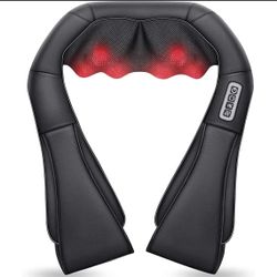 Shiatsu Neck and Shoulder Massager Heated Back Massager U Shape Deep Kneading