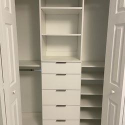 Small Closets Shelves Hanging Cabinets