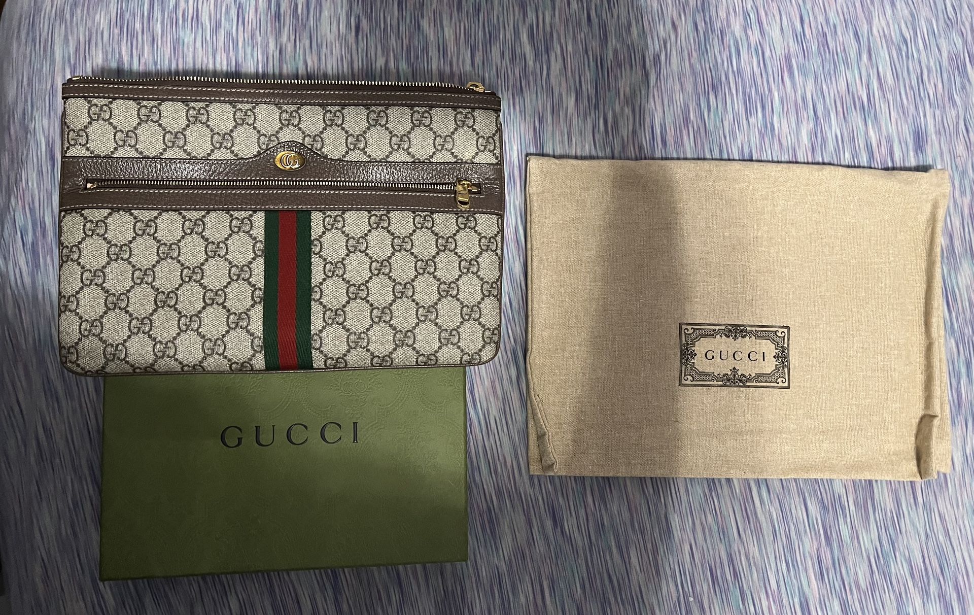 Gucci Ophidia GG Supreme Pouch Women’s Wallet 
