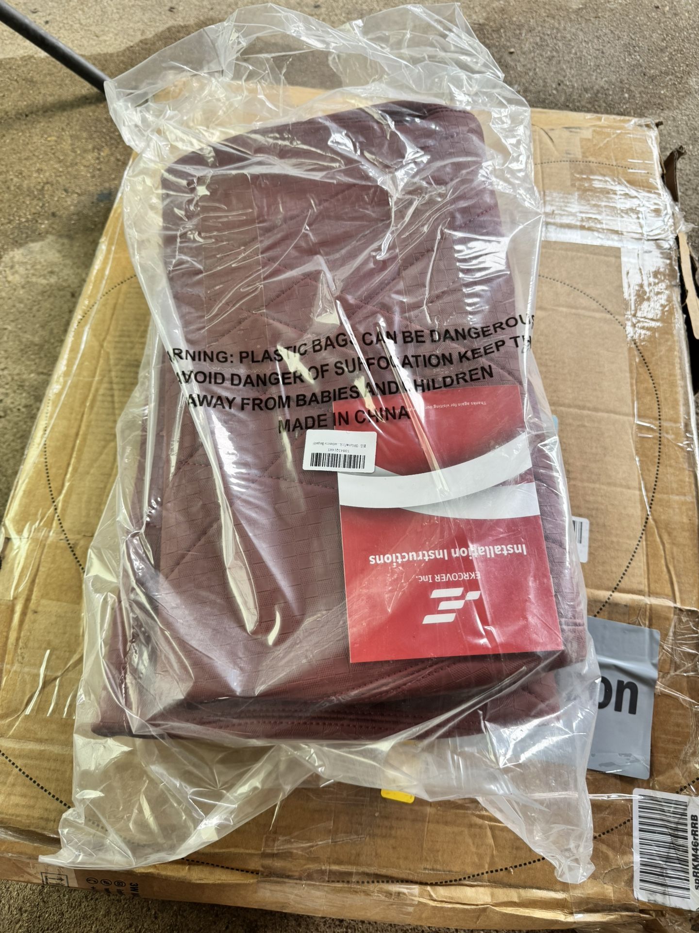 RED Toyota Corolla Floor Mats