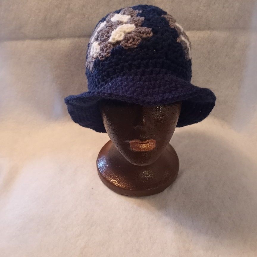 Granny Square Bucket Hat