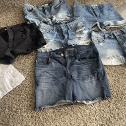 Womens Denim Shorts
