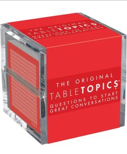 TableTopics - The Original Conversation Starter Cards - 135 Questions to Break the Ice & Build Connection with Friends, Acquaintances, & Coworkers - a