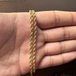 18K Rope Chain