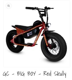 Golden cycle E-Bike The Red Skully
