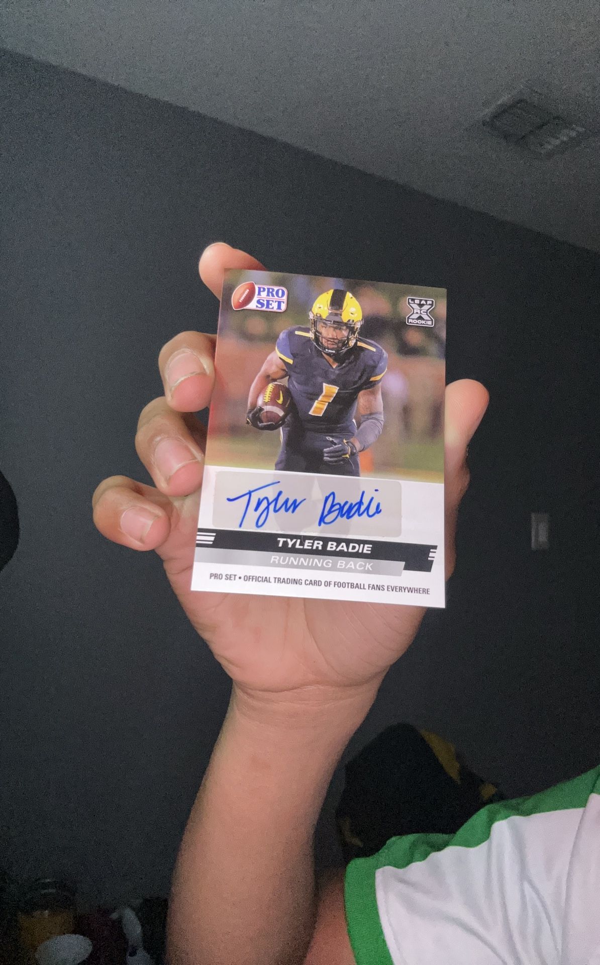 Tyler Badie Signed Football Card