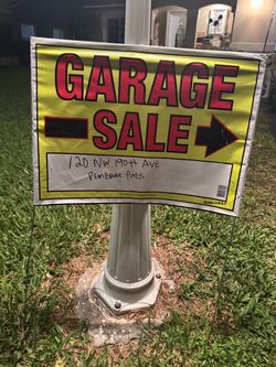 GARAGE SALE *9 am - 2 pm* SATURDAY 10/24