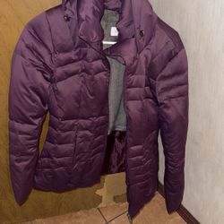 Purple Color Winter Jacket Small Size Women 
