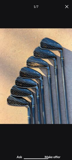 Limited Edition Kith x TaylorMade K-790 Iron Set 4-PW | Stiff Flex | Black