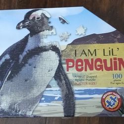 I AM LiL' PENGUIN Animal Shape puzzle 