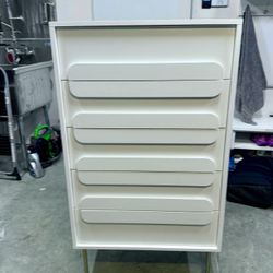 West Elm Gemini 5 Drawer Tall Dresser