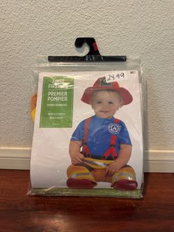 First Fireman Infant Halloween Costume 6-12 Months