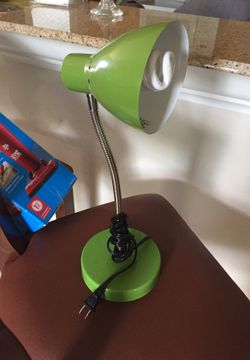 Green desk lamp