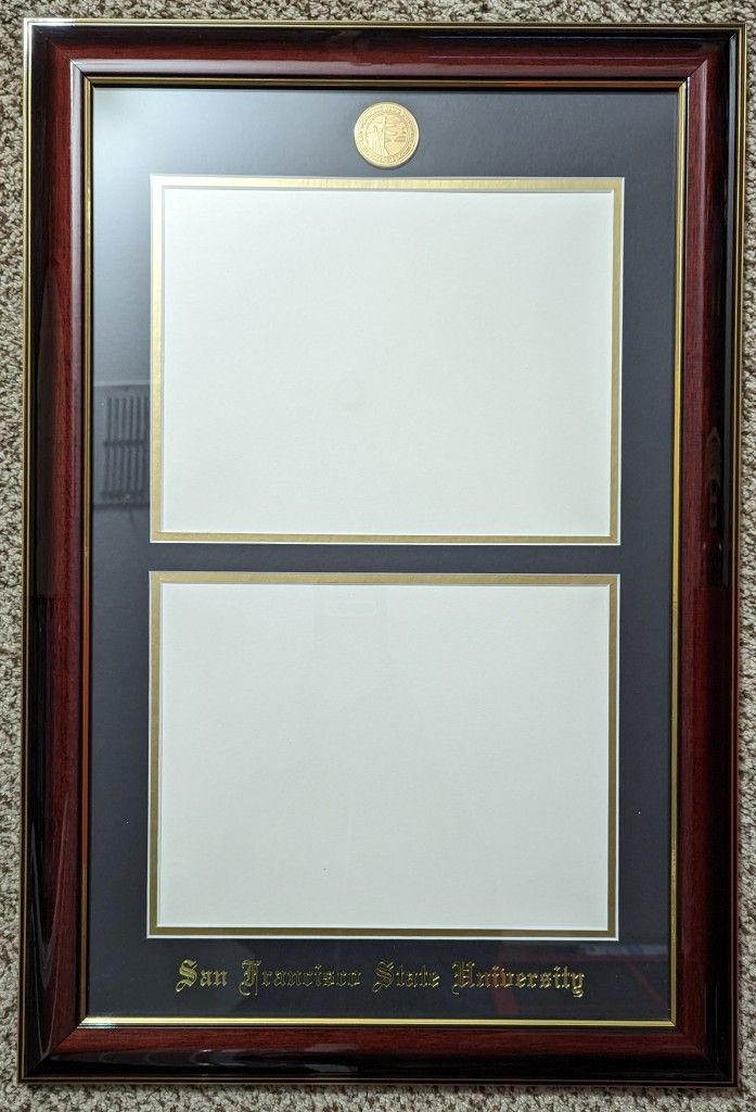 San Francisco State University SFSU Windsor Diploma Frame Degree Display