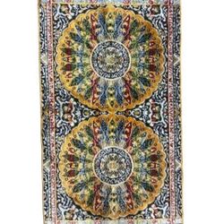 Rare! Afgan Parsi Handmade Pure Silk Rug - T apestry