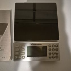 Weight Watchers Electronic Digital Food Scale w/ Points Values