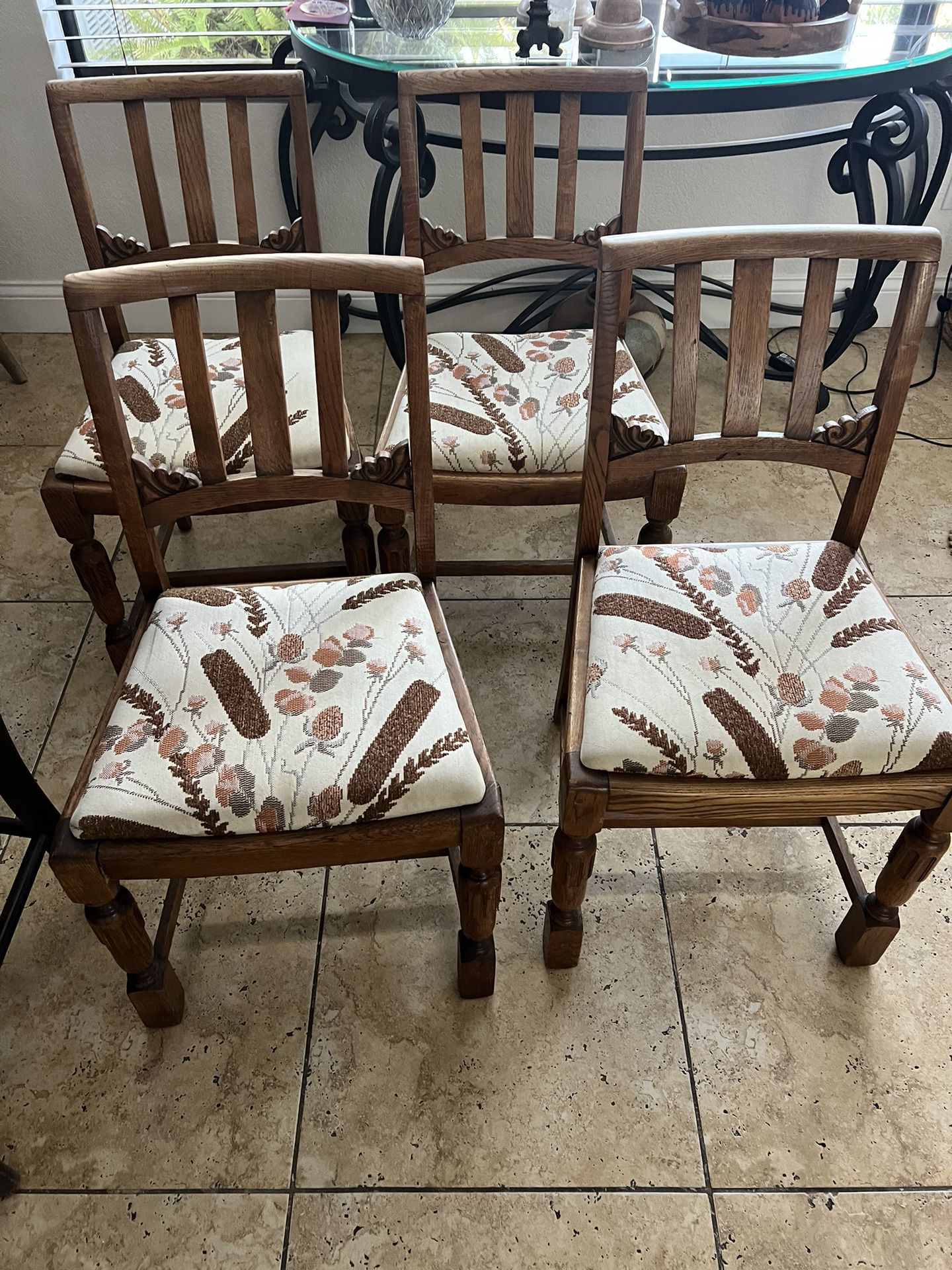 4-Antique Chairs