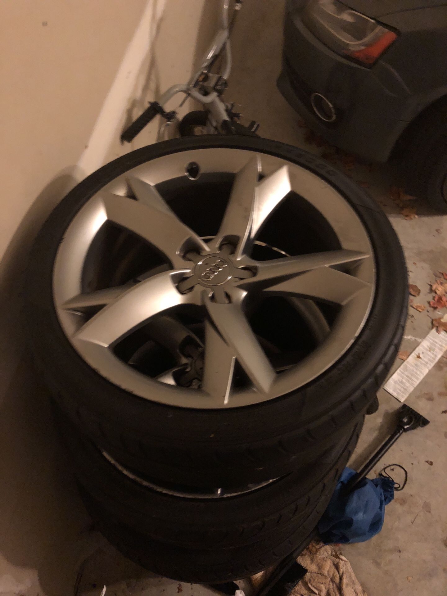 Audi rims.