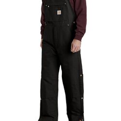 Carhartt Men's Loose Fit Firm Duck Insulated Bib Overall MODEL NO. OR4393-M Size S Regular NWOT NEVER WORN  Please See Pics as Part of The Description