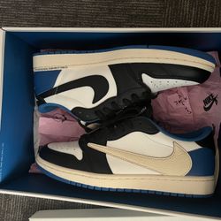 Travis Scott Jordan 1 Lows Fragment 