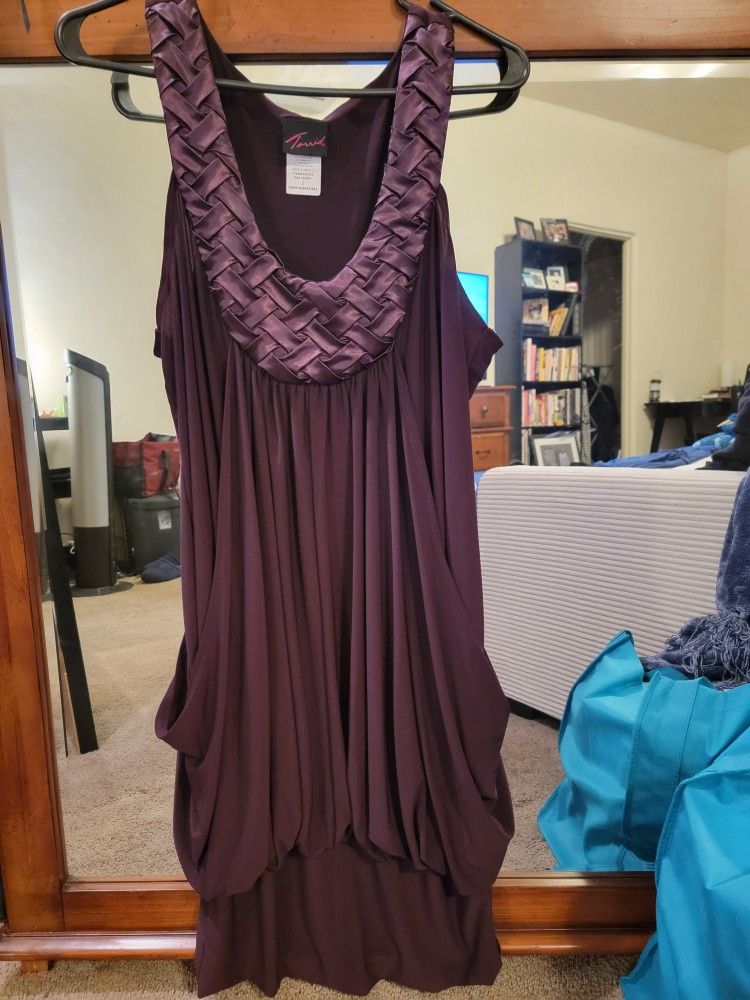 Torrid Burgundy Dress, Size 2
