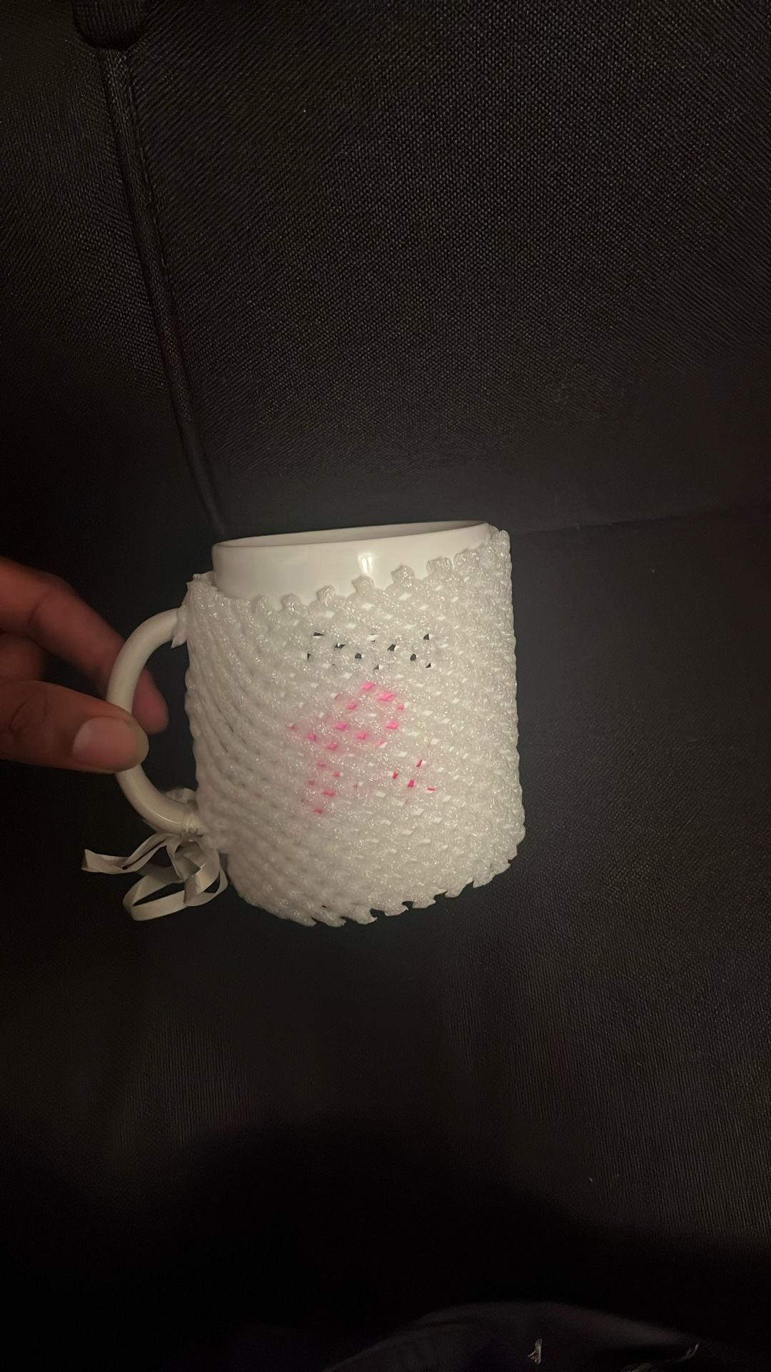 "Think Pink" breast cancer awareness coffee mug