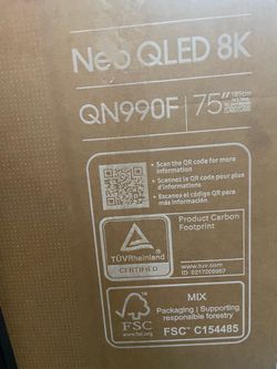 ⭕️ SAMSUNG 75-Inch Class Neo QLED 8K QN990F Series Mini LED Smart TV with Alexa built in