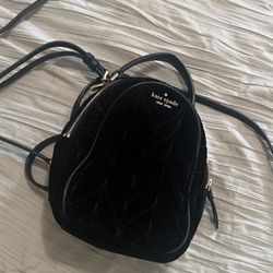 Kate Spade Mini Velvet Backpack 